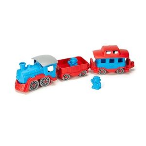 Green Toy train set